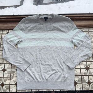 Express Light Gray Knit Sweater